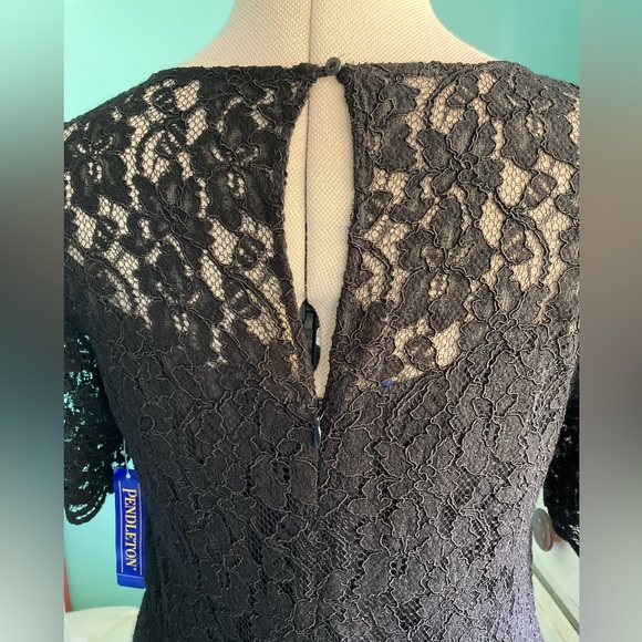 Pendleton Black Lace Dress XS NWT - Picture 4 of 7